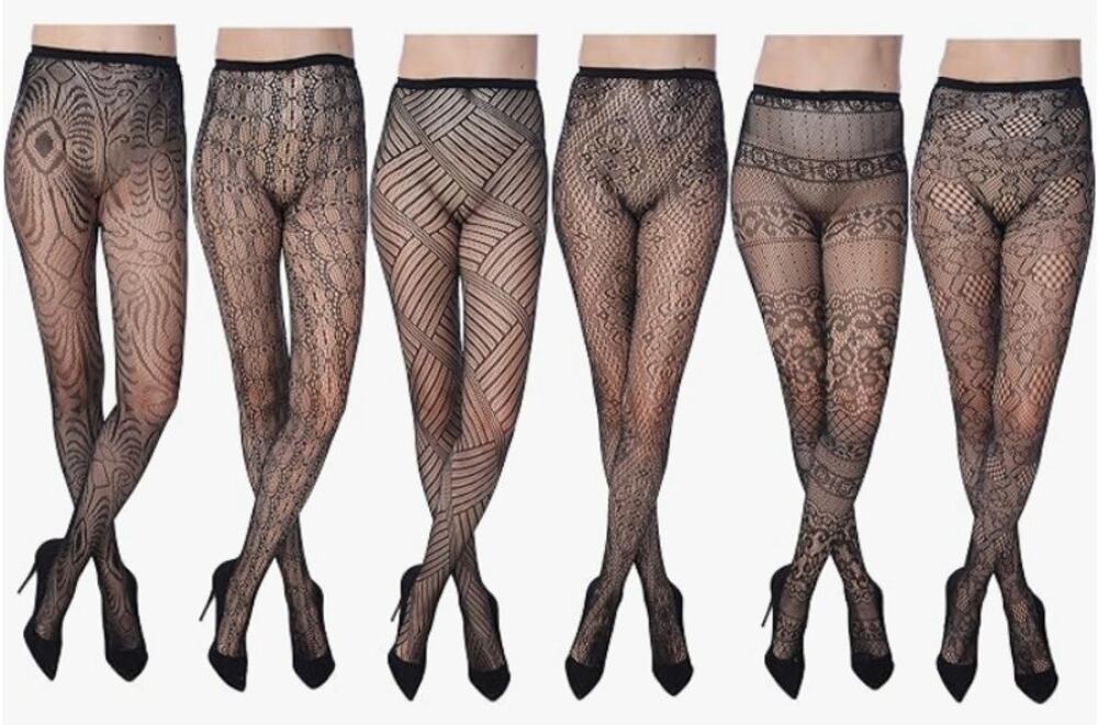 Frenchic Fishnet Women's Lace Stockings Tights Sexy Pantyhose - Size 3X/4X